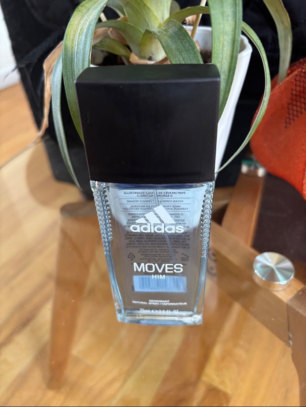 adidas Moves Him Clear Blue and Black Bottle